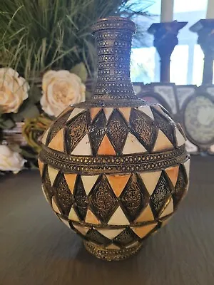 £145 • Buy Vintage Moroccan Decorative Large Ornament Vase