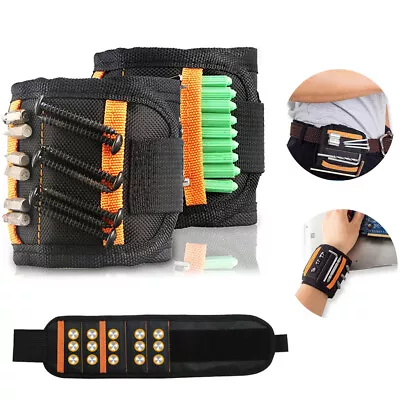 Magnetic Wristband Portable Tool Magnet Electrician Wrist Tool Belt Screws • $7.41