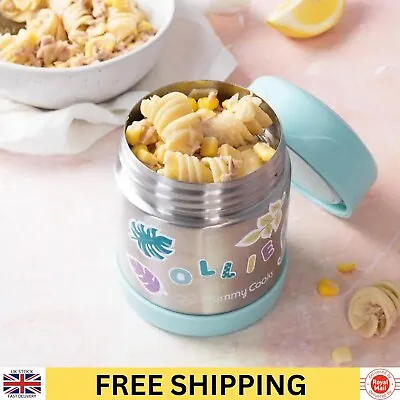 Insulated Food Flask 300ml Thermos Warm Cold Food Lunchbox Work Travel Storage  • £10.95