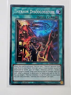 Yu-Gi-Oh! - Therion Discolosseum - MP23-EN091 - Prismatic Secret Rare - 1st Ed • $1.45