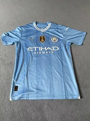 Phil Phoden Man City Home Shirt 23/24 MEDIUM • £35