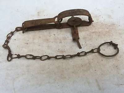 Vintage Victor 3 1/4  Long Jaws Animal Steel Trap - Lot 82 #6 • $9.99