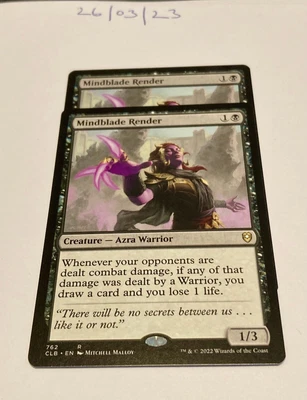£0.32 • Buy Magic The Gathering MTG Mindblade Render X2 Rare Cards NM/M Baldur's Gate