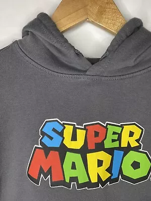 Super Mario Hoodie Unisex Hoodie Black Front Pocket Size Small (Teenager) • $18.99