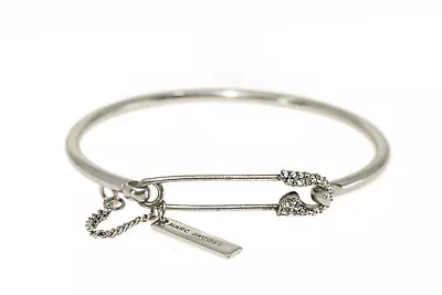 Marc By Marc Jacobs Safety Pin Silver Bracelet - One Size  • $56