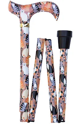 £57 • Buy Classic Canes Folding Adjustable Derby Cane - Classic Cats