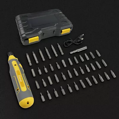 43 Pcs Mini Screwdriver Set Cordless Electric Screwdriver Kit Power Rechargeable • $25.18