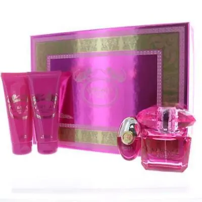 VERSACE BRIGHT CRYSTAL ABSOLU By Versace 4 PIECE GIFT SET - 3.4 OZ PERFUMED • $79.63