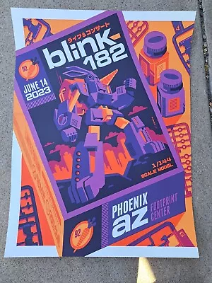 Blink-182 PHOENIX EVENT POSTER June 14th 2023 • $135