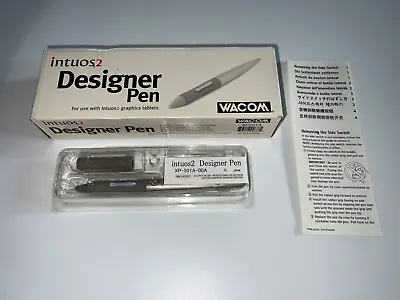 Wacom Intuos 2 Designer Pen Stylus XP-501A-00A - NEW RARE - XP501A W/ Extra Tips • $599.99
