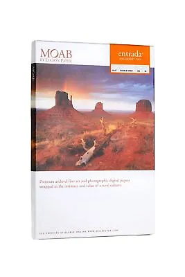Moab Entrada Rag FineArt 2-Side Bright White Matte Inkjet Paper 11x17  25 S... • $110.99