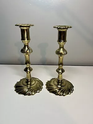 Two (2) Matching Virginia Metalcrafters Brass Colonial Williamsburg Candlesticks • $99.99