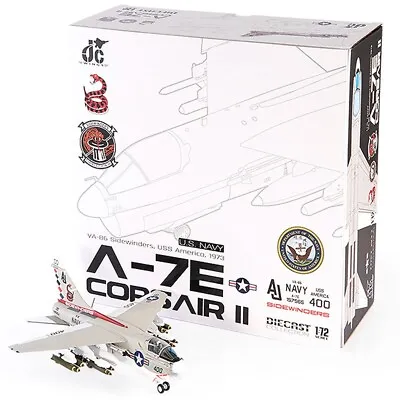 US Navy A-7E Corsair II VA 86 Sidewinders 1/72 BY JC WINGS #JCW-72-A7-005 • $89.99