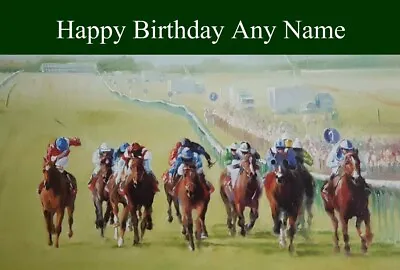 £2.99 • Buy Horse Racing Personalised Birthday Card