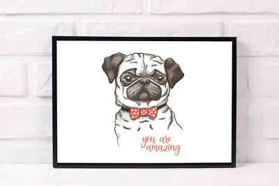 £3.99 • Buy Pug Fun Print Poster Picture Photo Wall Art Home Decor Unframed Gift Pet Dog A4