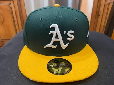 New OAKLAND A's 59Fifty Home Green Authentic MLB Official On Field Men's Custom  • $24.95