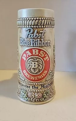 VTG Pabst Blue Ribbon Breweries Handcrafted 1970 Ceramarte Beer Stein Excellent • $26.95