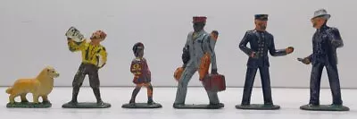 Barclay Vintage Cast Metal Figures [6] • $7.50