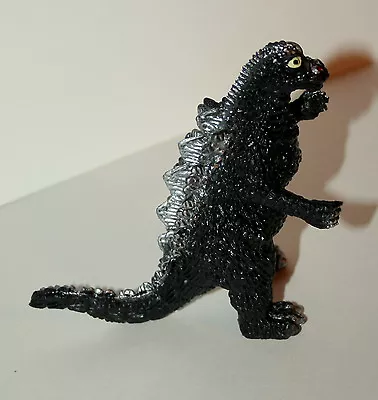 Vintage Japanese Monster PVC Plastic Figure New NOS 1980s Black / Silver Back • $14.99