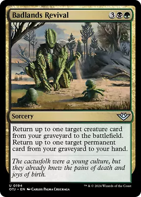 MTG Near Mint Foil Badlands Revival - [Outlaws Of Thunder Junction] • $1.15