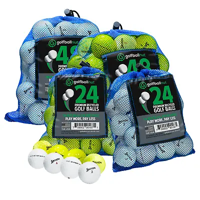 AAA Recycled Mixed Srixon Z-Series Tour Golf Balls - White/Yellow 24/48 Packs • $43.98