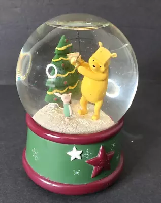 $31.53 • Buy Winnie Th Pooh Piglet Together Christmas Tree Musical Snowglobe Disney Music Box