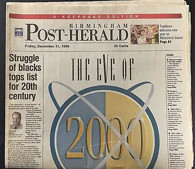 Birmingham Post-Herald December 31 1999 Y2K Issue • $35