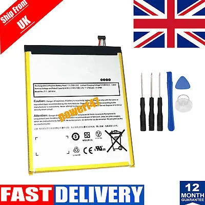 26S1014 Tablet 4750mAh Battery For Amazon Fire HD 8 7th Gen SX0340T 58-000181 • £13.66