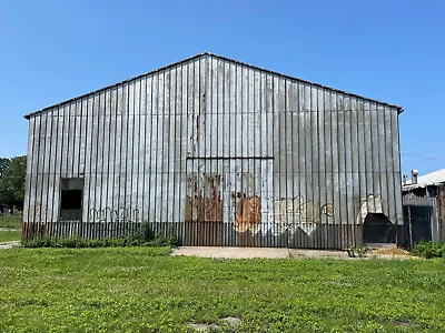 60' X 60' X 35' Commercial Metal Building Frame - Used/assembled • $25000