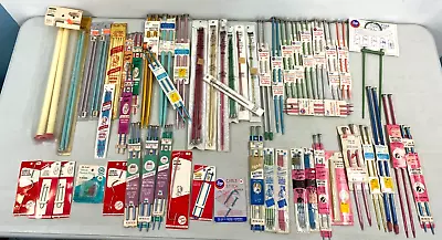 Lot Of 54 Vintage Knitting Needles Cable Stitch Holders More ALL NEW OLD STOCK • $99.99