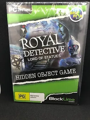 Royal Detective Lord Of Statues PC Game Hidden Object Big Fish BRAND NEW SEALED • $15