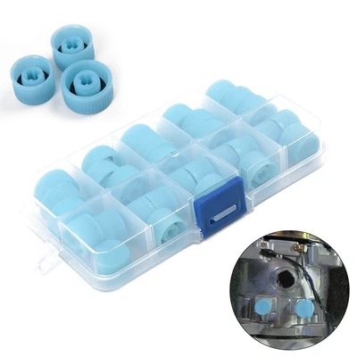 $17.98 • Buy Car AC Valve Cap Dust Cover Seal Replacement Tools Kit Set Parts Air-Conditioner