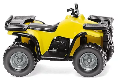 All Terrain Vehicle ATV Yellow 1/87 Wiking Plastic Miniature HO Scale • $19.39