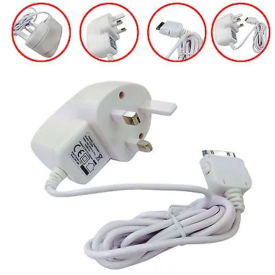 Genuine Ce Mains Charger Plug With Cable For Apple Ipad 2 Iphone 4 4s 3gs • £6.15