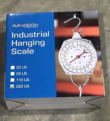 AvaWeigh Industrial Hanging Scale 220 Lb. / 100 Kg.  #334MH220 Brand New • $30