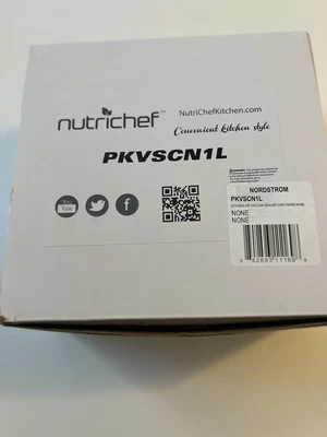 $10.20 • Buy NutriChef Kitchen Air Vacuum Seal Container - NEW