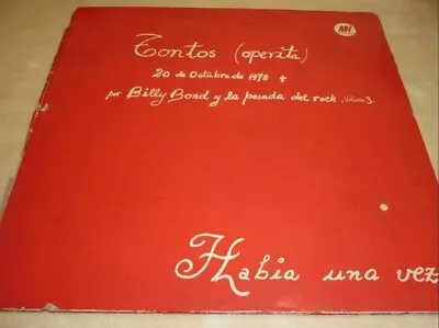 Lp Billy Bond Y La Pesada Tontos Operita Vol 3 1972 Argentina Mh 2388 Gatefold • $173