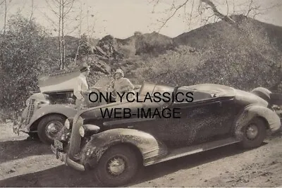 Gary Cooper-marlene Dietrich 1936 Auburn V-8 Auto Car Photo-art Deco Automobilia • $7.99