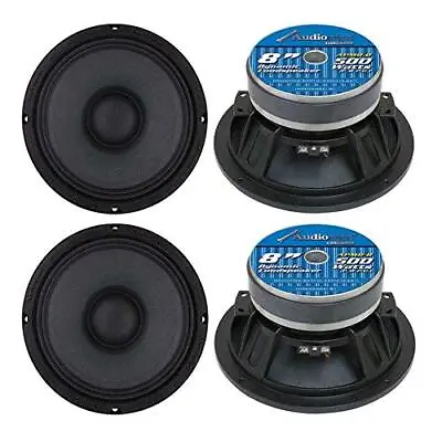 4) AUDIOPIPE APMB8 8  1000W Low/Mid Bass Frequency Loudspeakers Speakers APMB-8 • $190.71