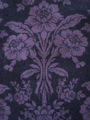 Laura Ashley Velvet Skirt Size 8 Purple Floral Pattern • £10