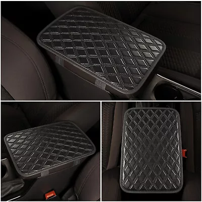 Car Center Console Box Protector Trim Lid Armrest Cover For Lincoln Bright Black • $3