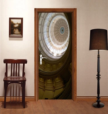 £143.47 • Buy 3D Grand Dome 172 Door Wall Mural Photo Wall Sticker Decal Wall AJ WALLPAPER AU