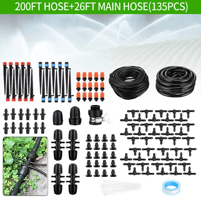 226FT Greenhouse Micro Drip Irrigation Kit Automatic Irrigation Watering System • $30.99