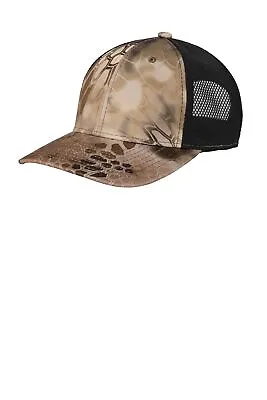 Port Authority Performance Camouflage Mesh Back Snapback Cap C892 • $14.42