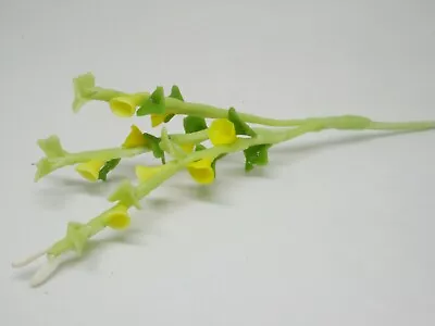 1 Pc Morning Glory Flower Clay Miniature Dollhouse Handmade Decor 1:12 • $1.99