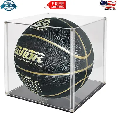 $85.99 • Buy Sport Ball Display Case Sturdy Basketball Acrylic Display Box Showcase Hold Box