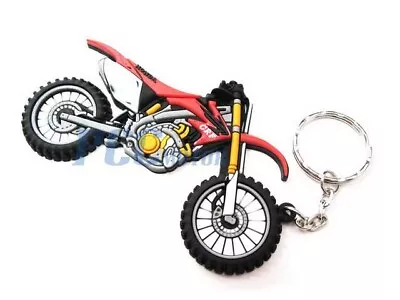 Rubber KeyChain Key Chain Ring Dirt Bike CRF XR I KC01 • $7.99