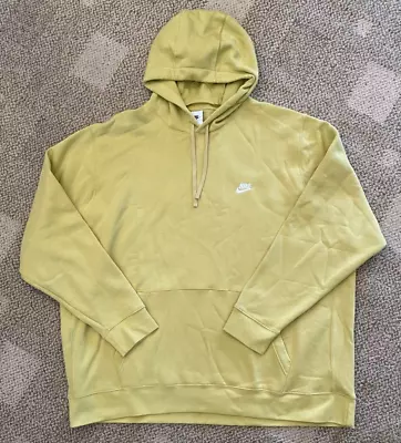 Nike Sportswear Club Fleece Hoodie Pullover Sweatshirt BV2654-720 Gold 4XL-TALL • $59.99