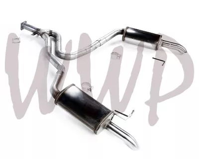 Stainless 2.5  Dual CatBack Muffler Exhaust System 80-81 Chevy Corvette C4 5.7L • $379.95