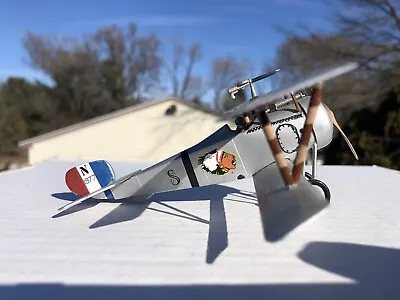 1:48 Built Nieuport 17 C.1 Vintage Testors Model Airplane Silver • $25